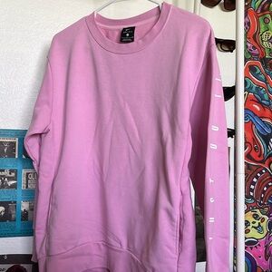 light pink nike crew neck sweatshirt
